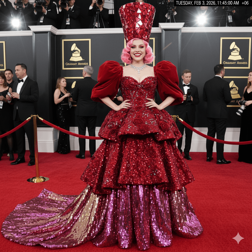 Chappell Roan Stuns at Grammys 2026 with Bold Red Carpet Look