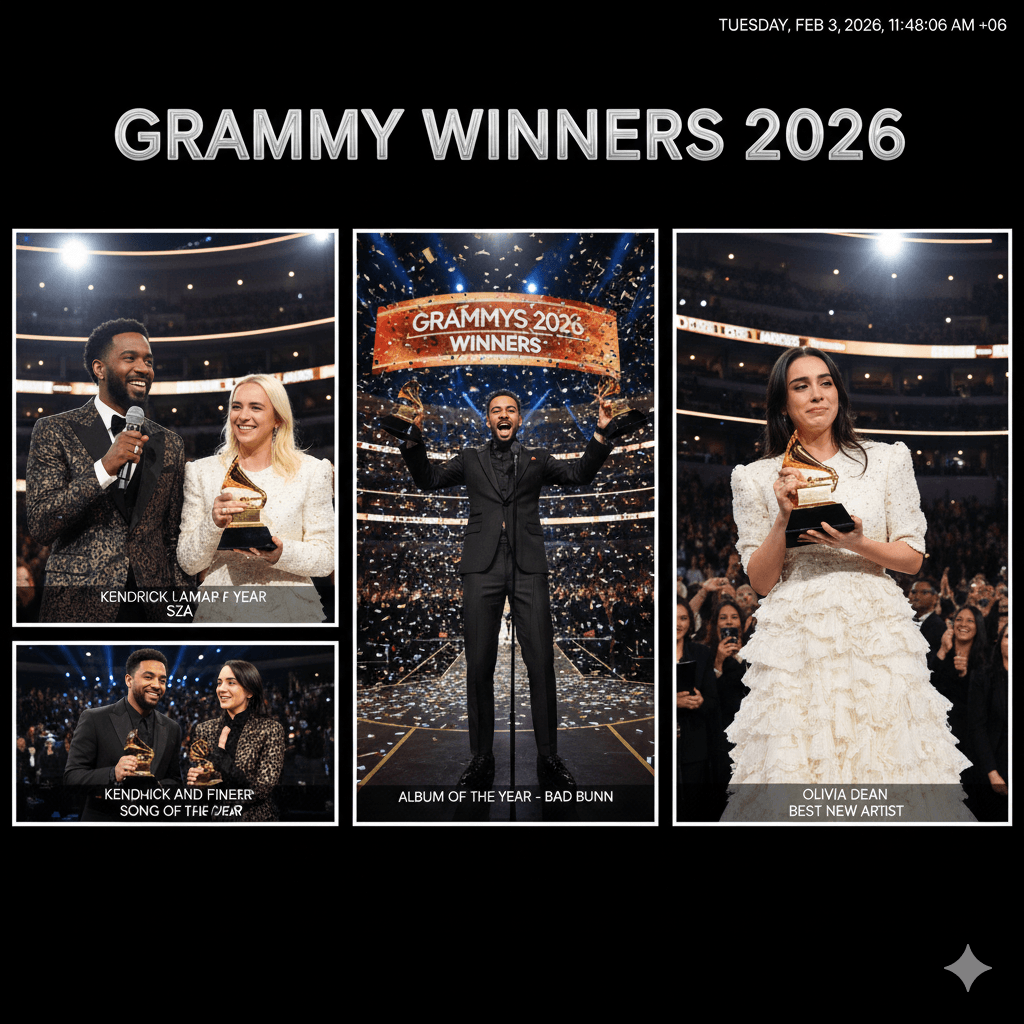 Grammy Winners 2026: Full List of 2026 Grammy Award Winners and Highlights