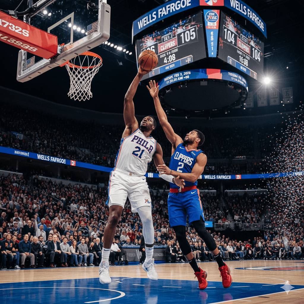76ers vs Clippers: Intense NBA Battle Delivers Star-Studded Action