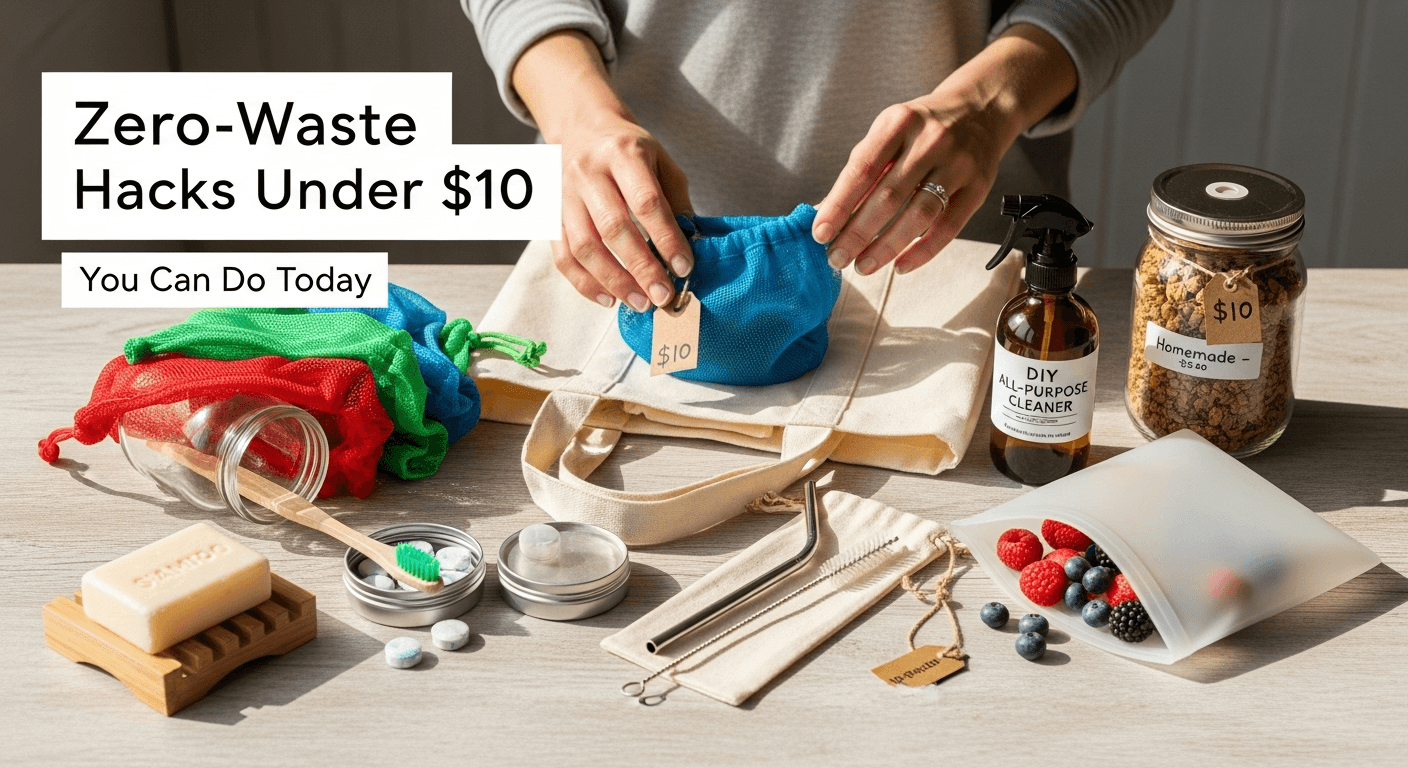 Zero-Waste Hacks Under $10 You Can Do Today